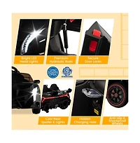 12V Licensed Lamborghini 4WD Kids Ride-on Sports Car with 2.4G Remote