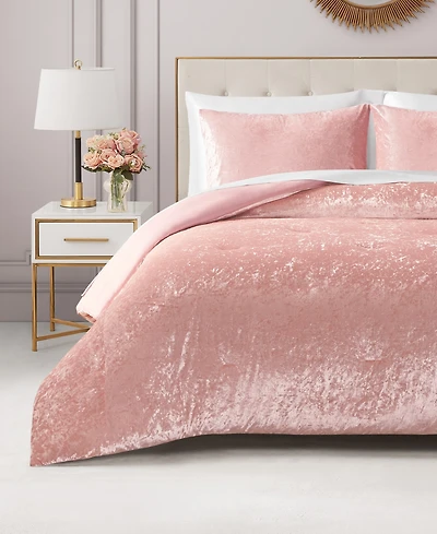 Juicy Couture Crushed Velvet 2-Pc. Comforter Set, Twin