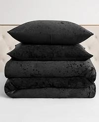 Juicy Couture Crushed Velvet 3-Pc. Comforter Set