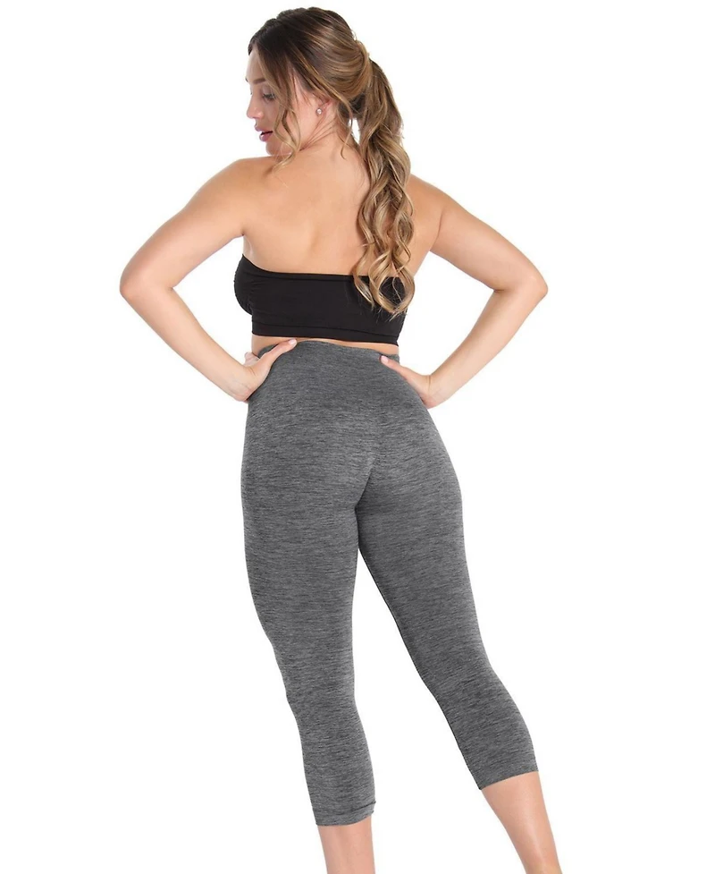 MeMoi Women's High-Waist Control Seamless Shapewear Leggings