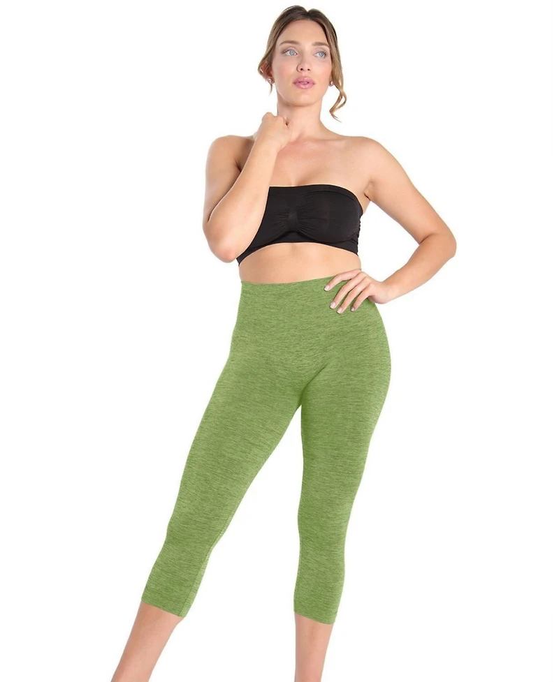 MeMoi Women's High-Waist Seamless Control Shapewear Leggings