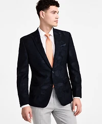 Bar Iii Men's Slim-Fit Jacquard-Floral Evening Jacket, Created for Macy's