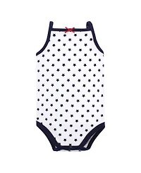 Hudson Baby Girls Cotton Sleeveless Bodysuits
