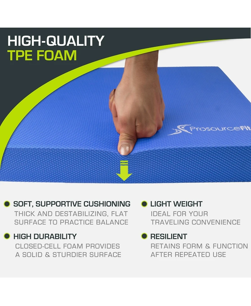 Exercise Balance Pad, Regular 15.5 x 12.75-in