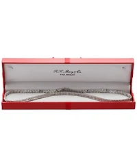 Diamond 24" Double Row Necklace (1 ct. t.w.) in Sterling Silver
