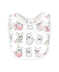 Hudson Baby Girls Absorbent Cotton Feeding Guards