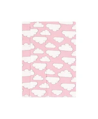 Hudson Baby Girls 4Pk Flannel Burp Cloth (Cotton Poly