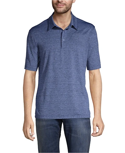Lands' End Men's Rapid Dry Space Dye Polo Shirt