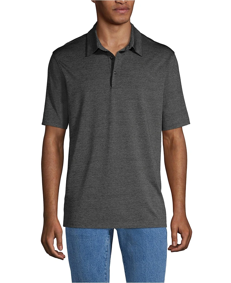 Lands' End Men's Rapid Dry Space Dye Polo Shirt
