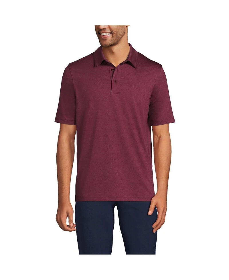 Lands' End Men's Rapid Dry Space Dye Polo Shirt