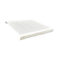 Awning Top Sunshade Canvas Cream 19.7'x9.8' (Frame Not Included)