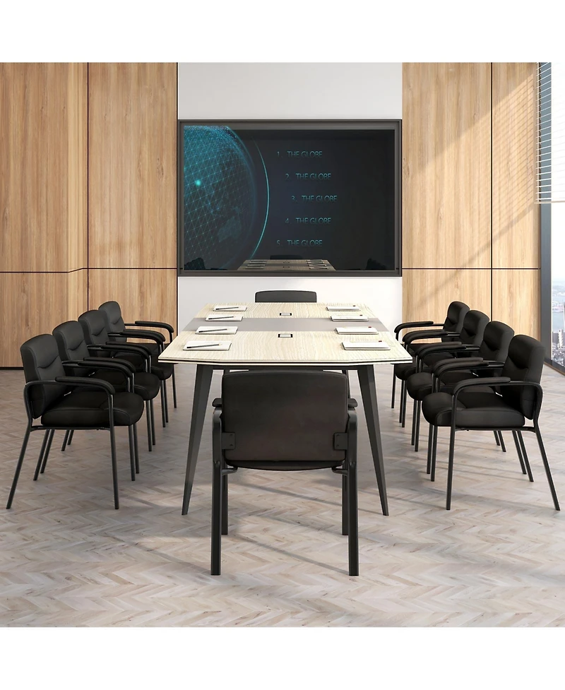Waiting Room Chair No Wheels Set of 2