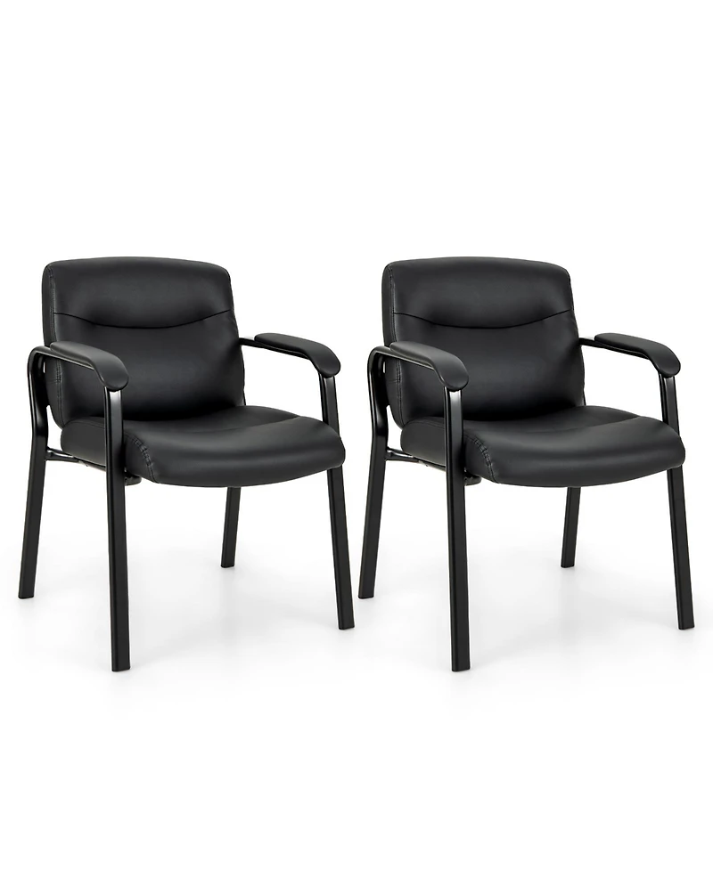 Waiting Room Chair No Wheels Set of 2