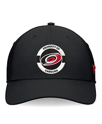 Fanatics Men's Black Carolina Hurricanes Authentic Pro Training Camp Flex Hat
