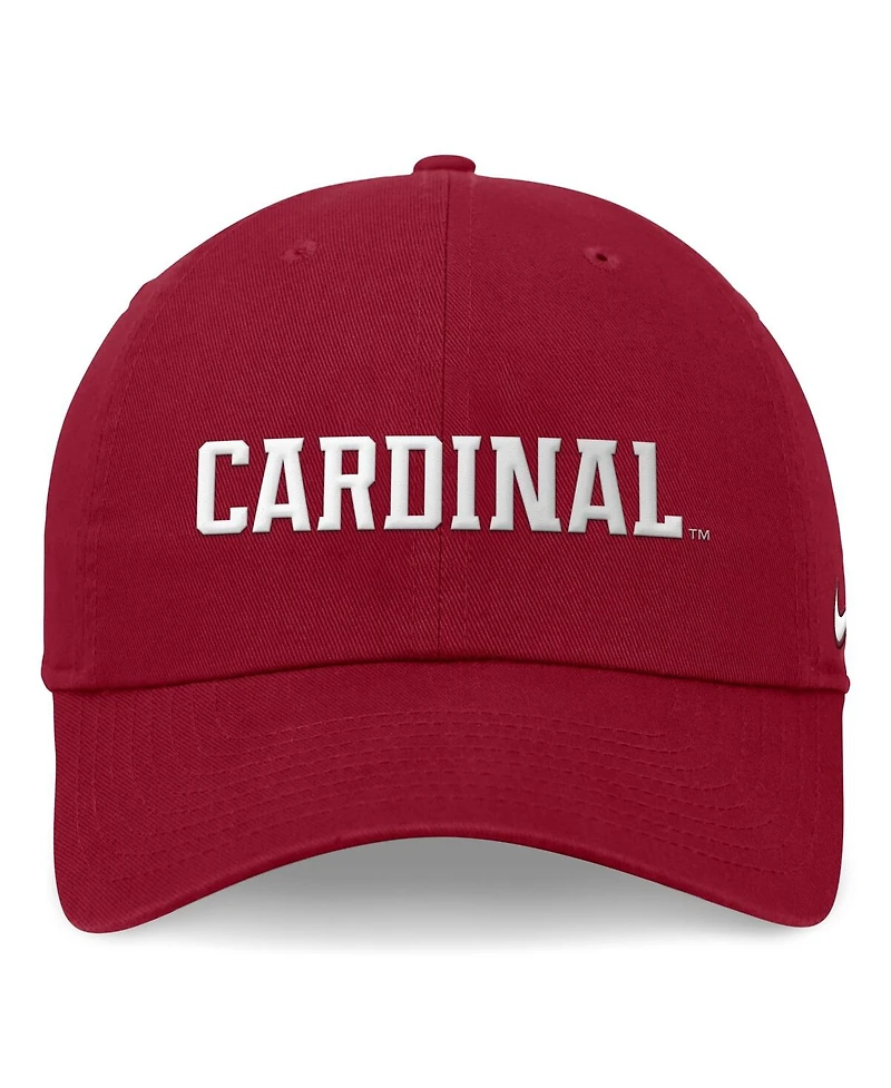 Nike Men's Cardinal Stanford Cardinal 2024 On-Field Club Adjustable Hat