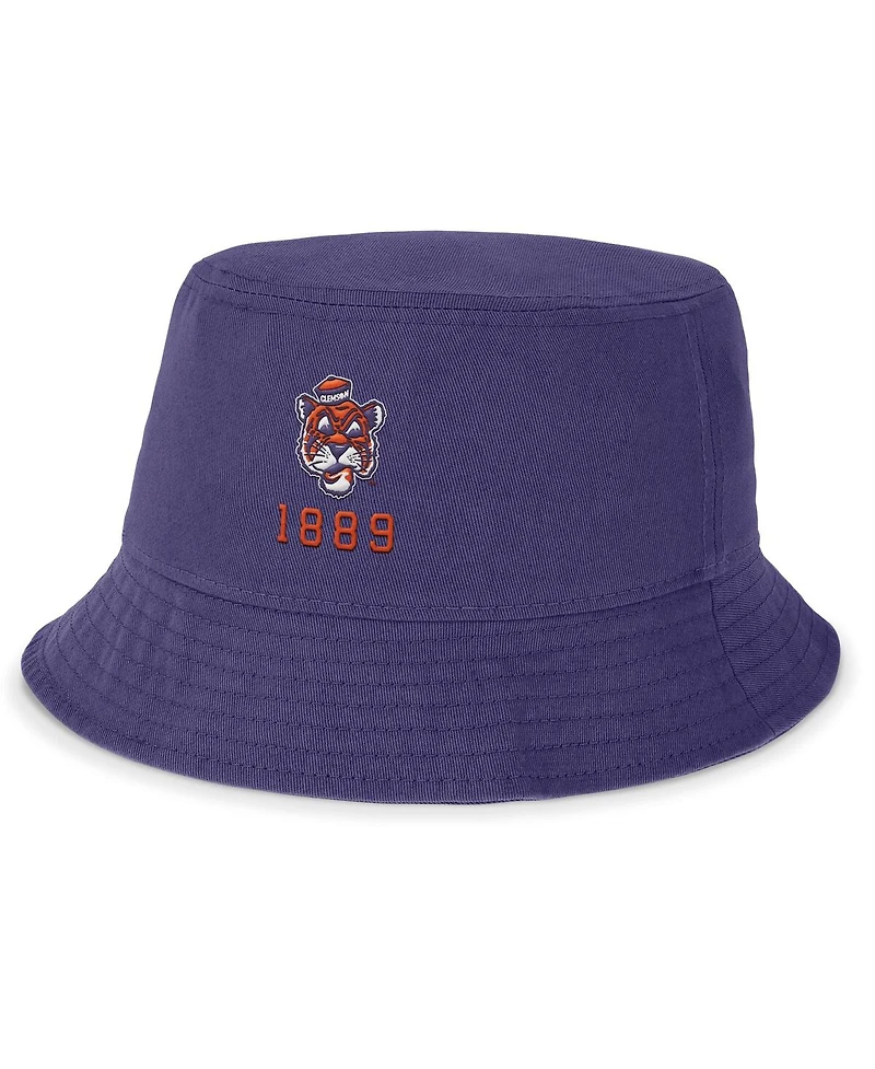 Nike Men's Purple Clemson Tigers Legacy Apex Bucket Hat