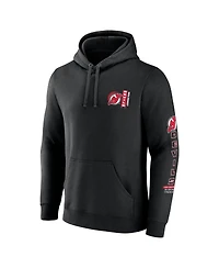 Fanatics Men's Black New Jersey Devils Revolution Pullover Hoodie
