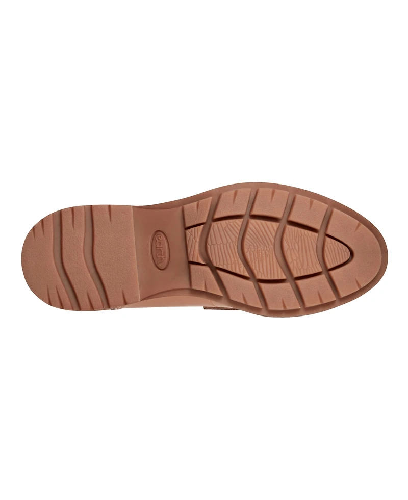 Earth Women's Lindy Block Heel Slip-On Penny Loafers