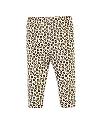 Hudson Baby Girls Cotton Comfort 3Pk Bodysuit, Pants