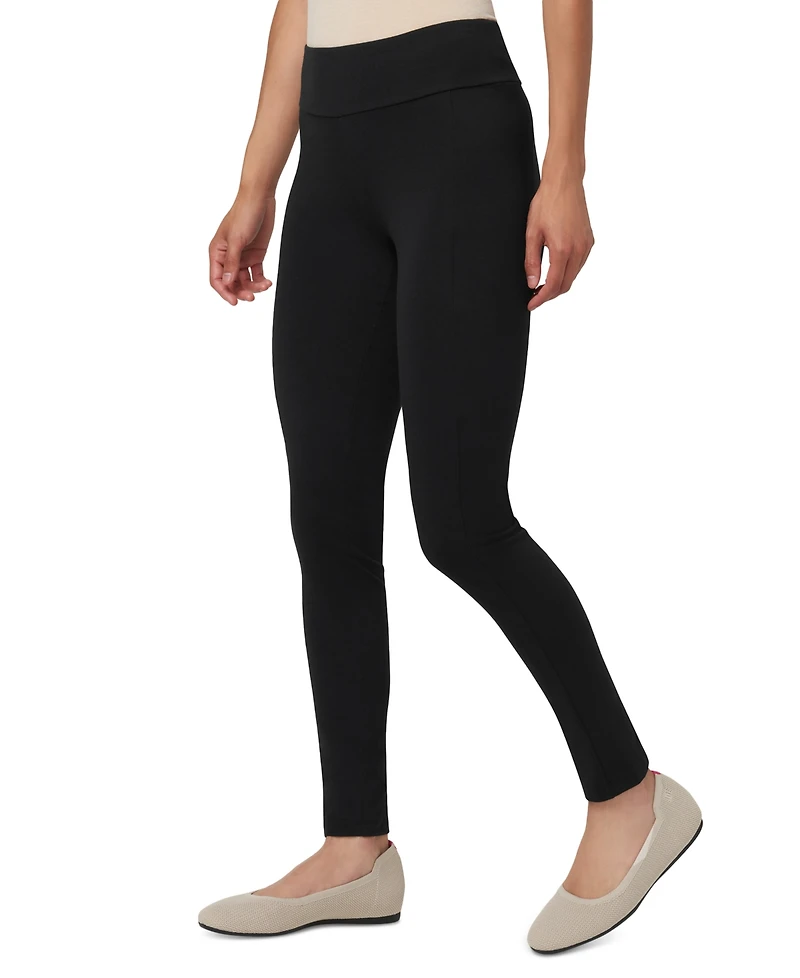 Hue Women's Mid-Rise Tech Pocket Leggings