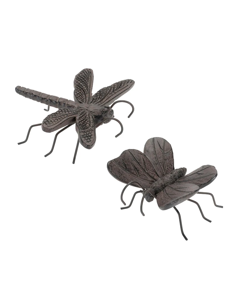 Slickblue Set of 12 Butterfly and Dragonfly Pot Sitters – Whimsical Garden and Planter Decor