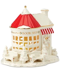 Lenox Mistletoe Park Village Book Store Lit Figurine, Exclusively at Macy's