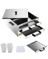 WeChef 2 Layer Rice Noodle Roll Steamer Machine Stainless Steel Extra Tray Cheung Fun