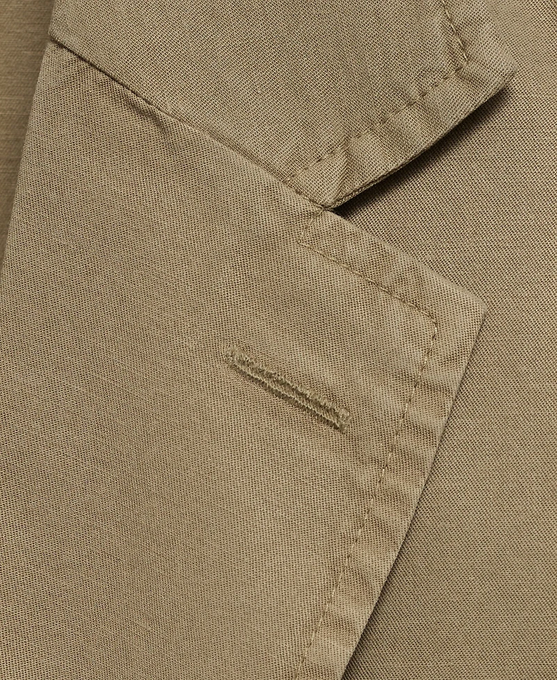 Mango Men's Slim-Fit Linen-Blend Blazer