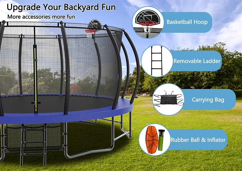 Streamdale 15FT Big Trampoline