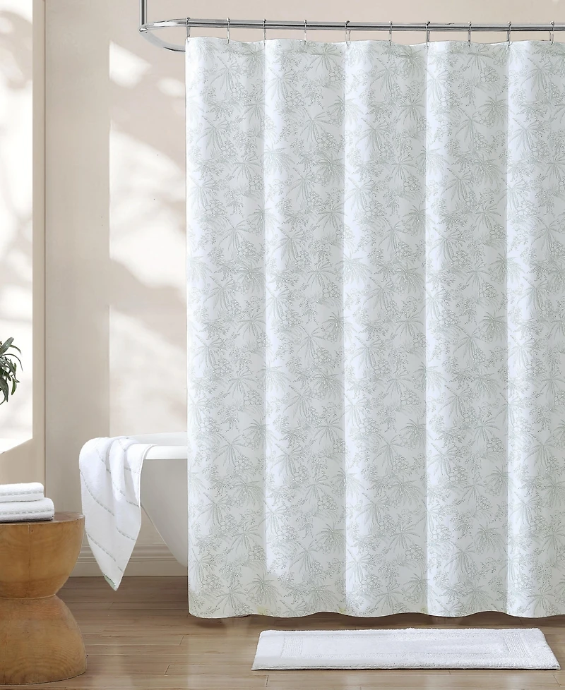 Tommy Bahama Home Pen And Ink Palm Shower Curtain, 72" x 72"