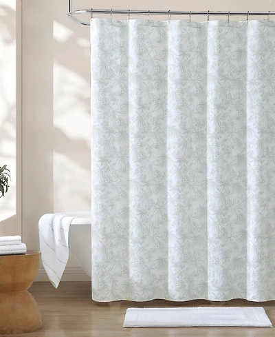 Tommy Bahama Home Pen And Ink Palm Shower Curtain, 72" x 72"