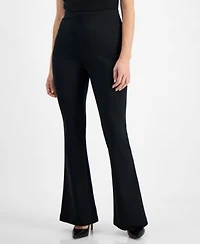 I.N.C. International Concepts Womens High Rise Ponte Flare Hem Pants P Xs 3x Created For Macys