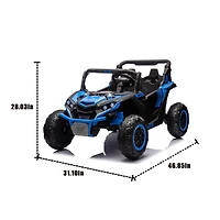 Streamdale Kids' Utv 24V Remote Control, 4-Wheel Suspension, Safety Features