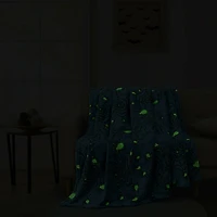 Kate Aurora Halloween Spooky Glow In The Dark Spider Webs Ultra Soft & Plush Oversized Throw Blanket