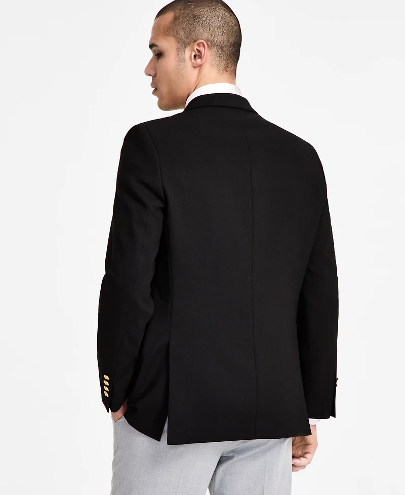 Nautica Men's Modern-Fit Active Stretch Solid Blazer