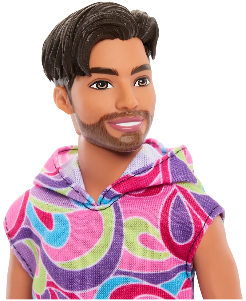 Barbie Fashionistas 65th Anniversary Ken Doll 227, Brunette Fashion Doll with Totally Hair-Inspired Look