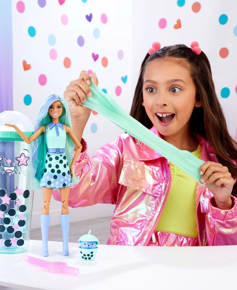 Barbie Pop Reveal Bubble Green Tea Scented Series Doll with Accessories Set