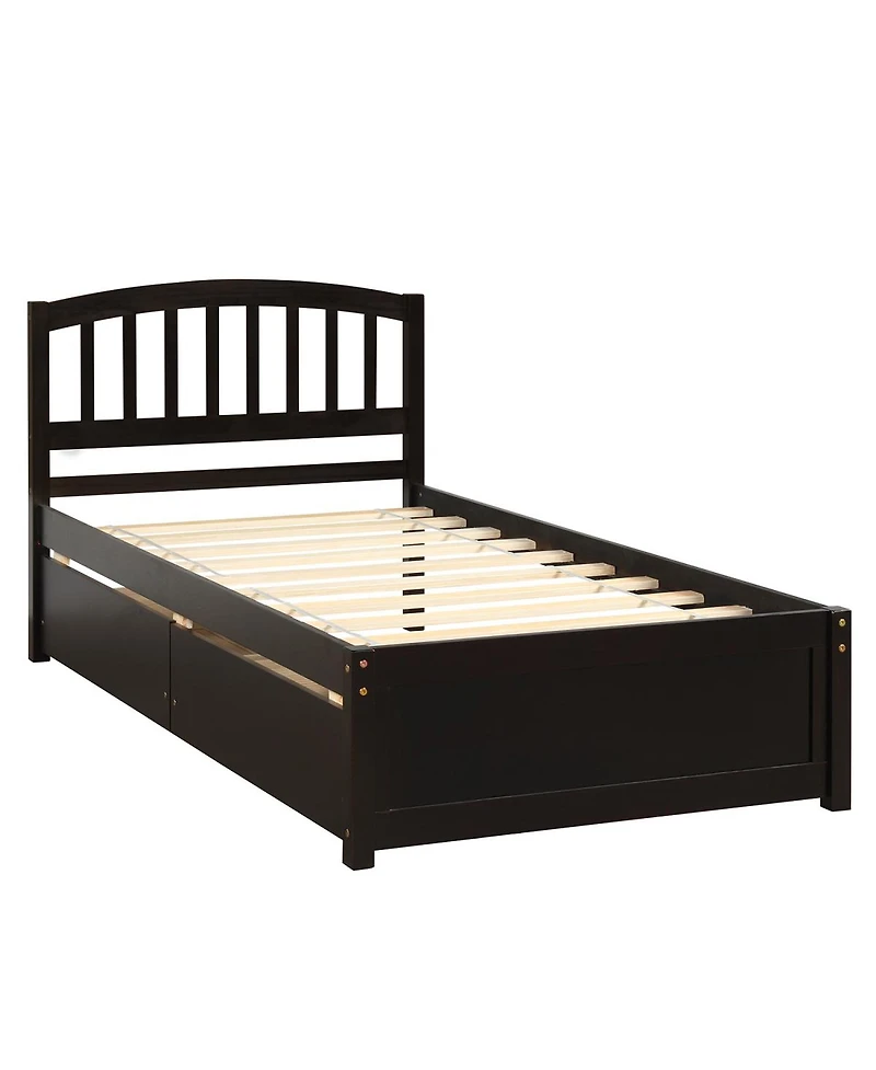 Streamdale Twin Platform Storage Bed with Drawers