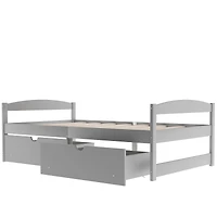 Streamdale Twin Platform Bed, With Two Drawers