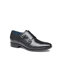 Johnston & Murphy Men's Gibbons Double-Buckle Monk Oxfords