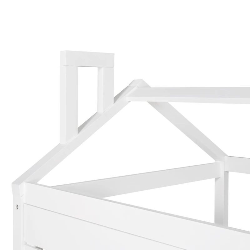 Streamdale Twin Size House Bed Wood Bed With Twin Size Trundle