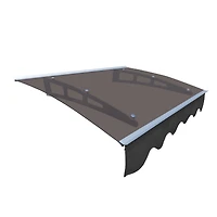 Streamdale Furniture 47" x 34" Polycarbonate Awning Canopy