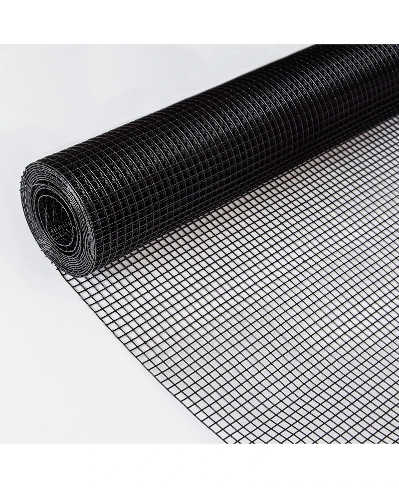 Streamdale 36"x50' Black Vinyl Hardware Cloth, 19 Gauge, 1/4" Mesh