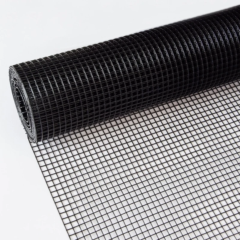 Streamdale Black Vinyl Poultry Netting, 48" x 50' (1/2" Mesh)
