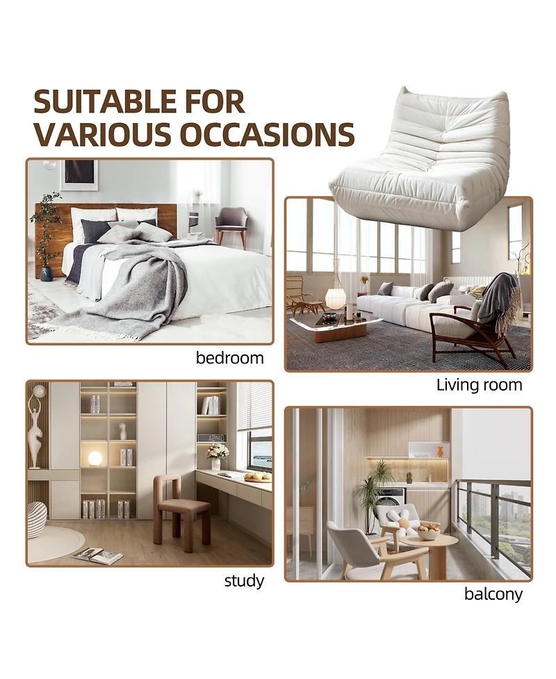 Streamdale Ergonomic Bean Bag Chair Comfort and Style in One