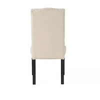 Classic Tufted Parsons Dining Chair Set of 2 with Modern Style