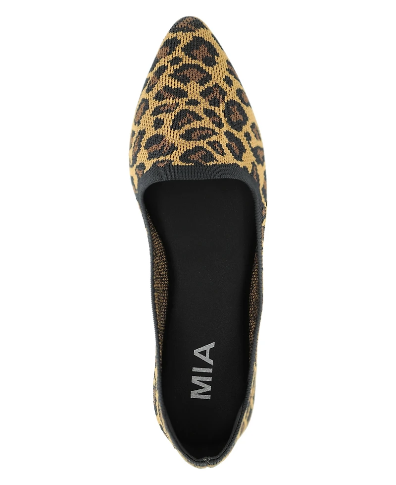 Mia Women's Corrine Ballet Knit Flats