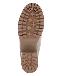 Mia Women's Jonna Lug Sole Block-Heel Booties