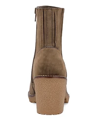 Mia Women's Harlow Lug-Sole Block-Heel Chelsea Booties