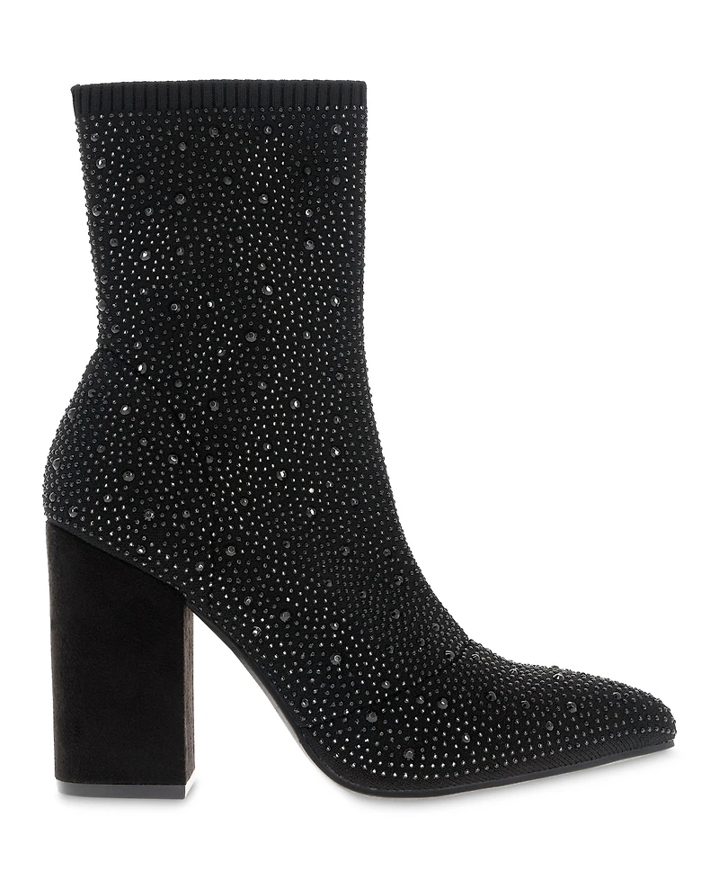 Mia Women's Magdalena Knit Sock Dress Booties
